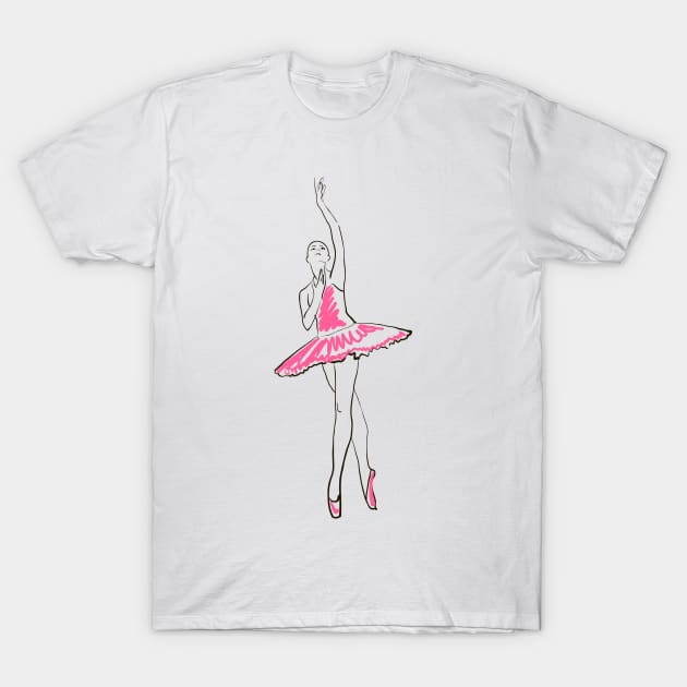 Ballerina T-Shirt by Olga Berlet